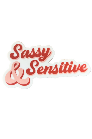 Sassy & Sensitive Sticker