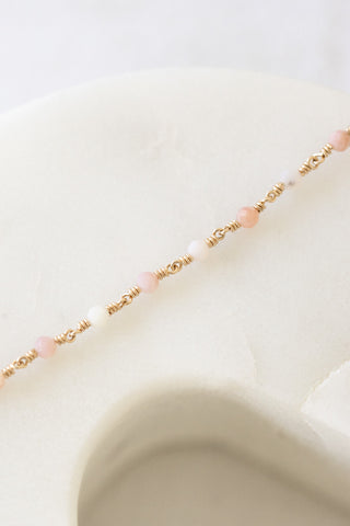 Pink Opal Endless Bracelet