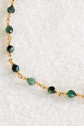 Emerald Endless Bracelet