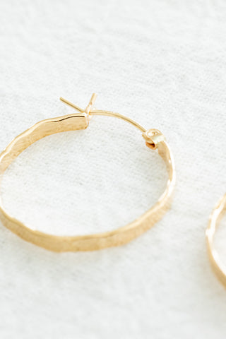 Flat Hammered Hoops