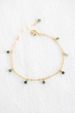 Emerald Drop Bracelet