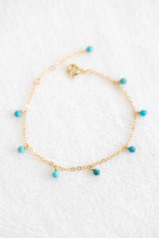 Turquoise Drop Bracelet