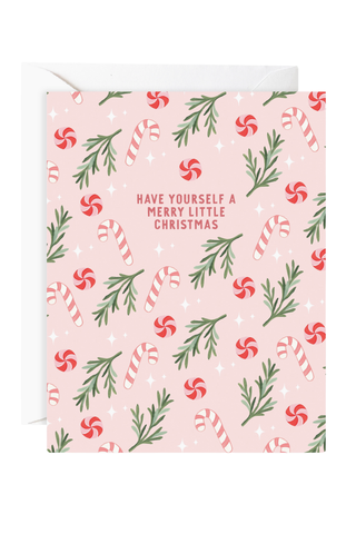 Merry Pink Christmas Card