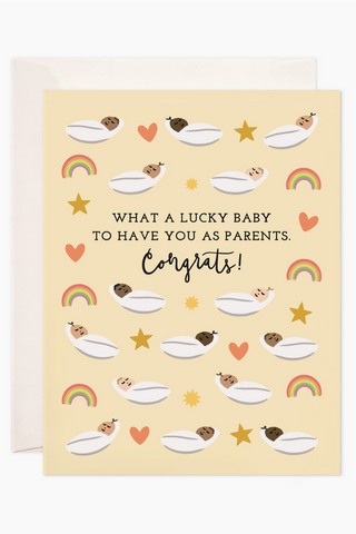 Lucky Baby Greeting Card