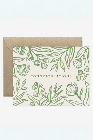 Congratulations Botanical Greeting Card