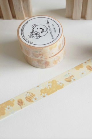Sweet Honey Pattern Washi Tape