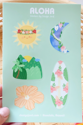 Hawaii Sticker Sheet