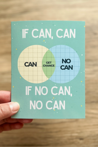 If Can, Can Venn Diagram Card