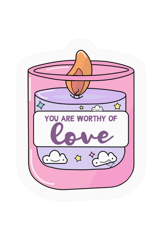 Candle Love Sticker