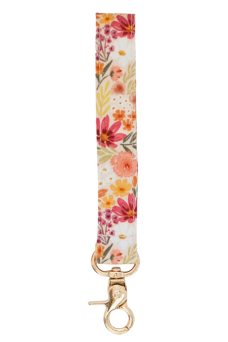 Primrose Petals Wristlet Keychain