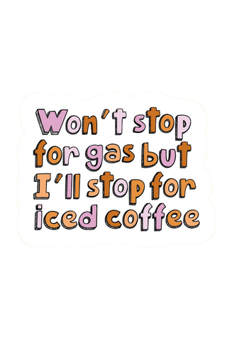 Gas Coffee Sticker