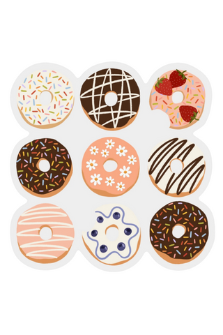 Clear Donuts Sticker