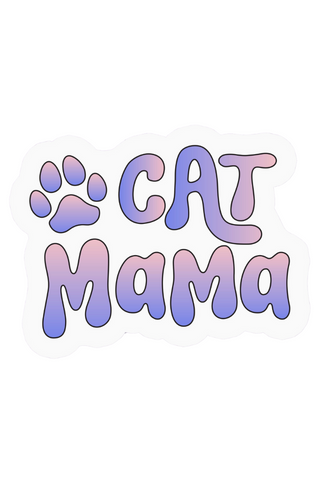 Cat Mama Sticker