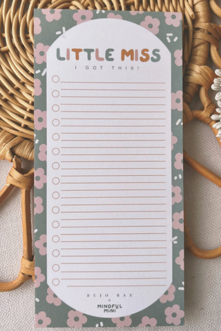 Little Miss I Got This To Do List Notepad