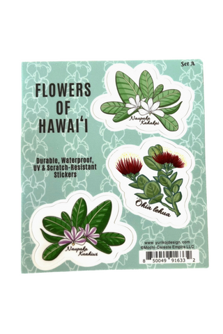 Flowers of Hawaii Sticker Sheet A