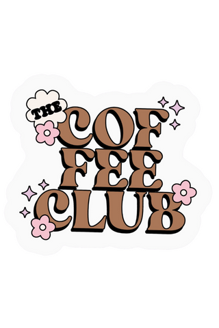 Coffee Club Sticker