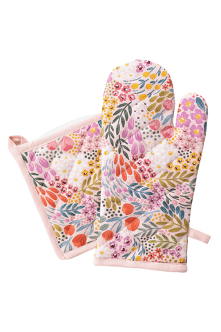 Summer Meadows Oven Mitt + Pot Holder