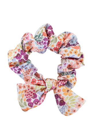 Countryside Blooms Satin Scrunchie