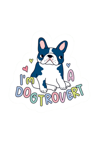 Dogtrovert Sticker