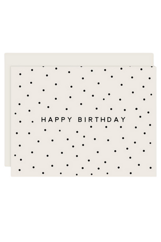 Simple Dots Birthday Card