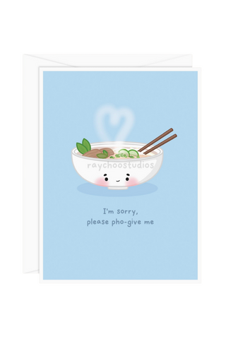 I'm Sorry Please Pho-Give Me Card