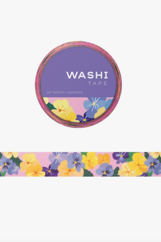 Pansies Washi Tape