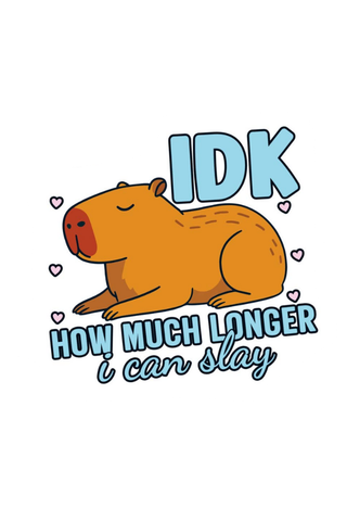 Idk Capybara Sticker