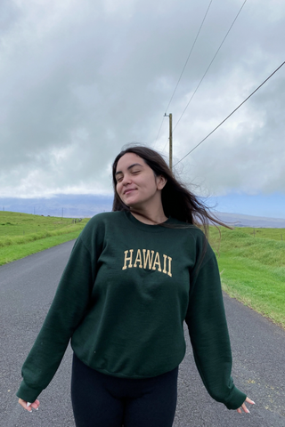 Hawaii Embroidered Sweatshirt