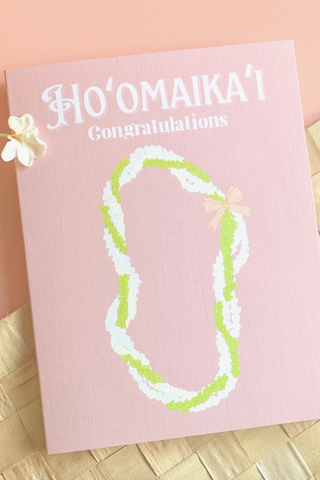 Ho'omaika'i Pikake and Pakalana Lei Card