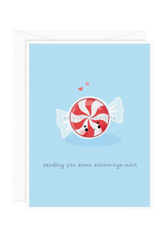 Sending You Some Encourage-Mint Card