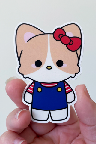 Hello Corgi Sticker