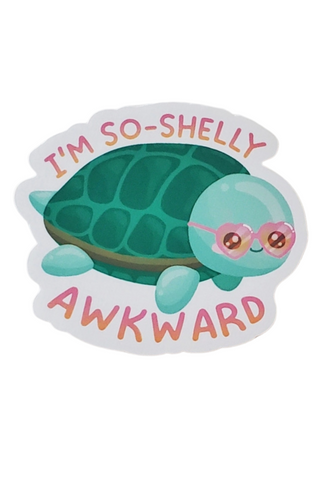 Soshelly Awkward Turtle Sticker