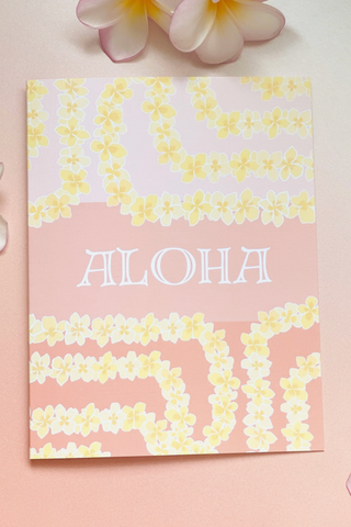 Lei Aloha Greeting Card