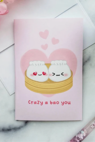 Crazy A Bao You Greeting Card