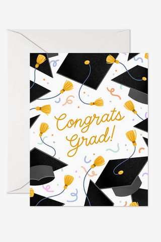 Congrats Grad Hat Card