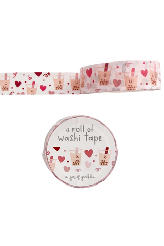 Boba Love Washi Tape