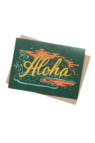 Diamond Head Aloha Card