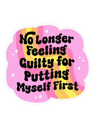 No Longer Feeling Guilty Sticker