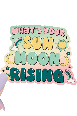 What's Your Sun Moon Rising Sticker