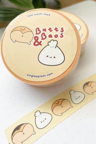 Butts & Baos Washi Tape