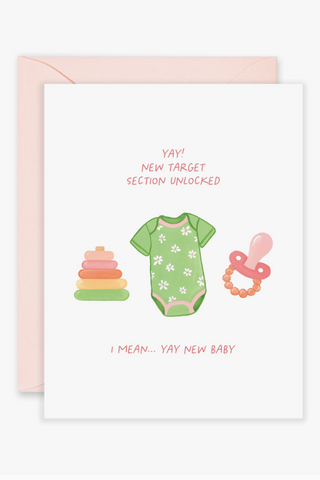 Target Baby Greeting Card