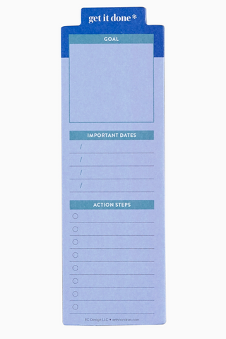 Goal Setting Bookmark Sticky Notes