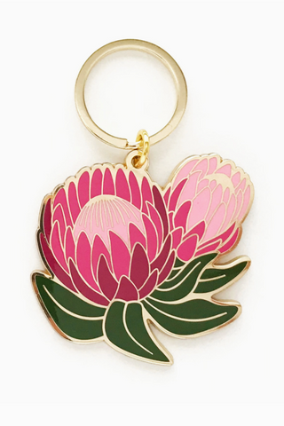 Ofelia Protea Flower Keychain