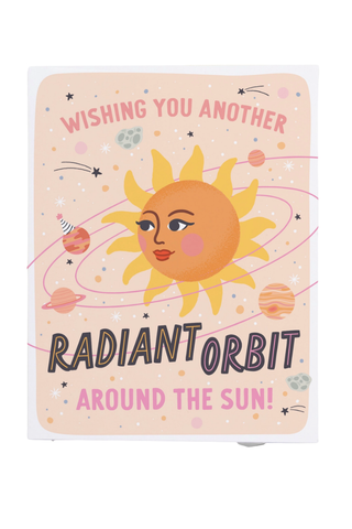 Radiant Orbit Around The Sun Card