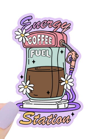 Energy Station Coffee Fuel Sticker