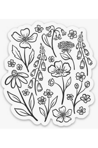 Pressed Florals Sticker