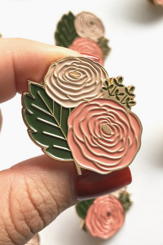 Michelle Ranunculus Lapel Pin