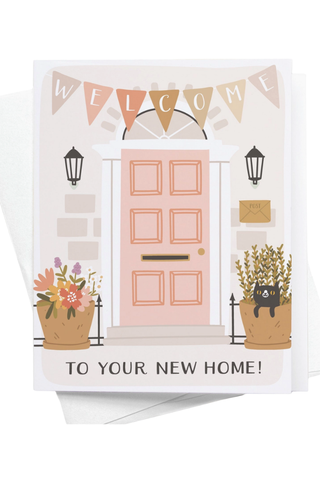 Welcome To Your New Home Door Card