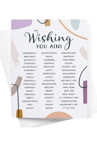 Pick The Occassion Card