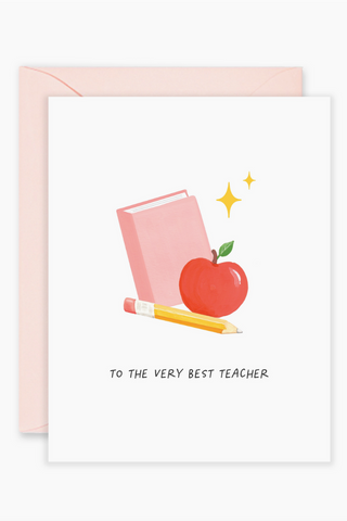 Very Best Teacher Card